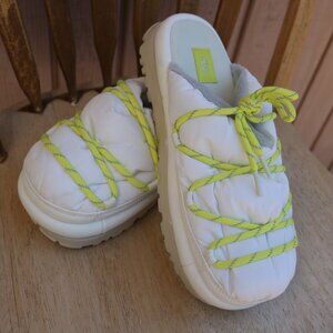 UGG SPACESLIDER TECH SLIDE PLATFORM SLIPPER SHOES, WOMEN US 8/ 8.5